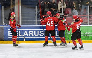 Шайба Вячеслава Андрющенко и шатаут Михаила Карнаухова принесли нам победу в шестом поединке четвертьфинала