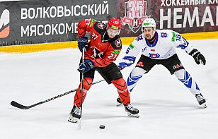 Шайба Вячеслава Андрющенко в овертайме принесла победу «Неману» в первом матче серии против «Бреста»